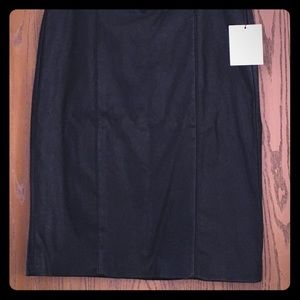 Leather knee length Calvin Klein skirt!